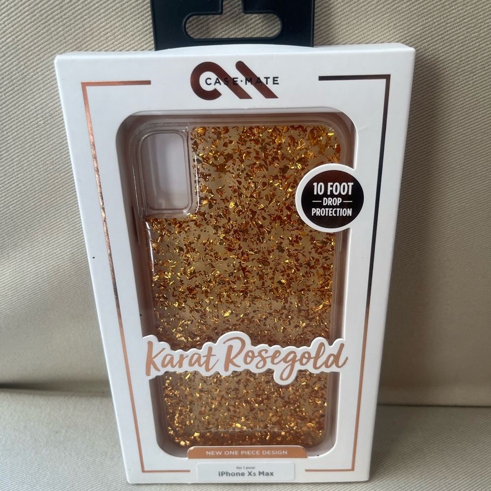 NIB CASEMATE KARAT ROSE GOLD FOR IPHONE Xs MAX CASE